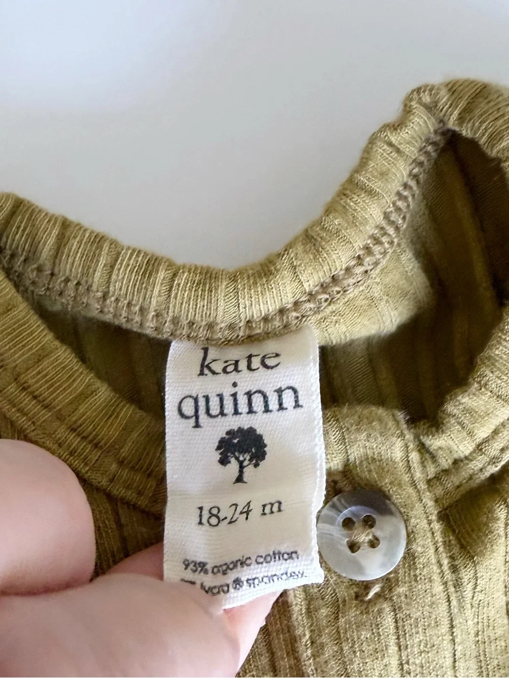 Kate Quinn Organics baby boy Summer ribbed jumpsuit bundle 18-24 months